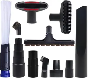 Vacuum Attachments for Shop Vac Accessories, 1 1/4" to 2 1/2" Vacuum Cleaning Accessorie Kit, 1" to 1 7/8" Vacuum Brush Attachment for Shop Vac Attachments Set of 11