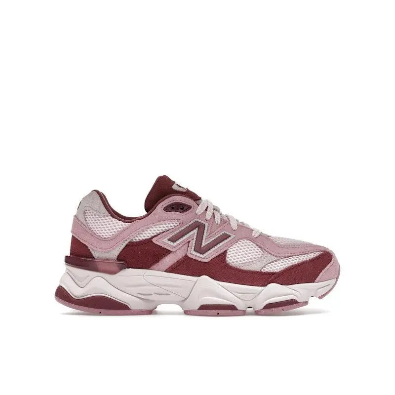 New Balance Kid's 9060 Pink Granite Washed Burgundy Shoes, from StockX