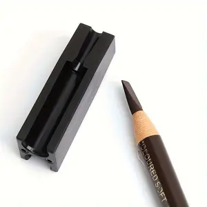 2pcs Precision Eyebrow Pencil Sharpening Tool, Microblading Tool for Permanent Makeup Tattoo Artists, Waterproof and Durable Supplies for Thinner Tips
