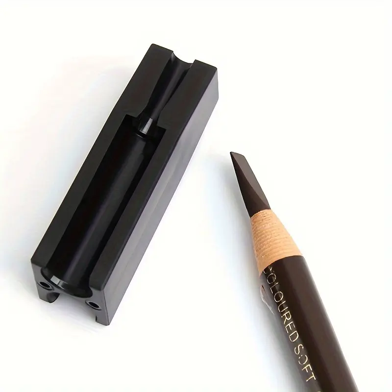 2pcs Precision Eyebrow Pencil Sharpening Tool, Microblading Tool for Permanent Makeup Tattoo Artists, Waterproof and Durable Supplies for Thinner Tips