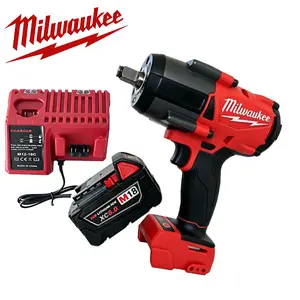 Milwaukee M18 Cordless Dual-Purpose Electric Wrench - 1000FT-LBS Impact Tool for Car Garage & Heavy Duty Jobs (Mechanic Use) lug nut kit w repair tool family
