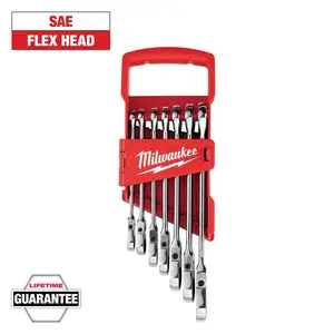 Milwaukee 48-22-9429 7pc SAE Flex Head Combination Wrenches
