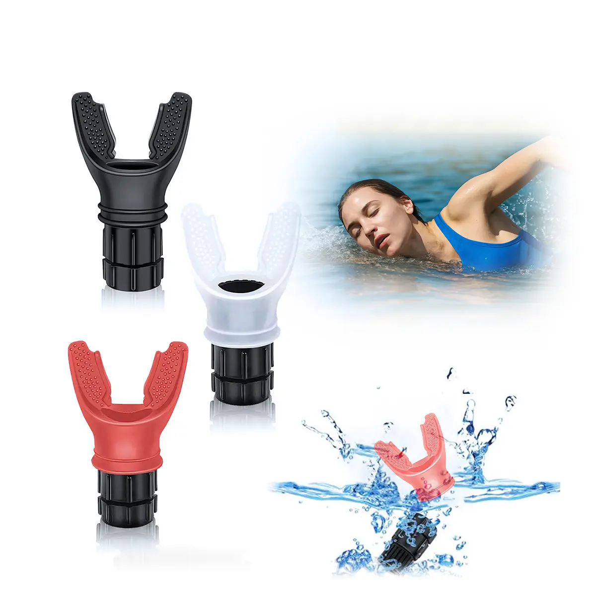 Unisex 3-Piece Portable Breathing Trainer Set, Handheld Gym Equipment with Adjustable Resistance - Versatile Enhancing Endurance Gear for Swimming, Running