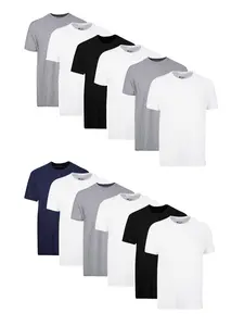 Hanes 12-Pack T-Shirt Undershirts for Men, Cotton Crewneck Tees – Cool Comfort Moisture-Wicking & Tagless Men's Clothing