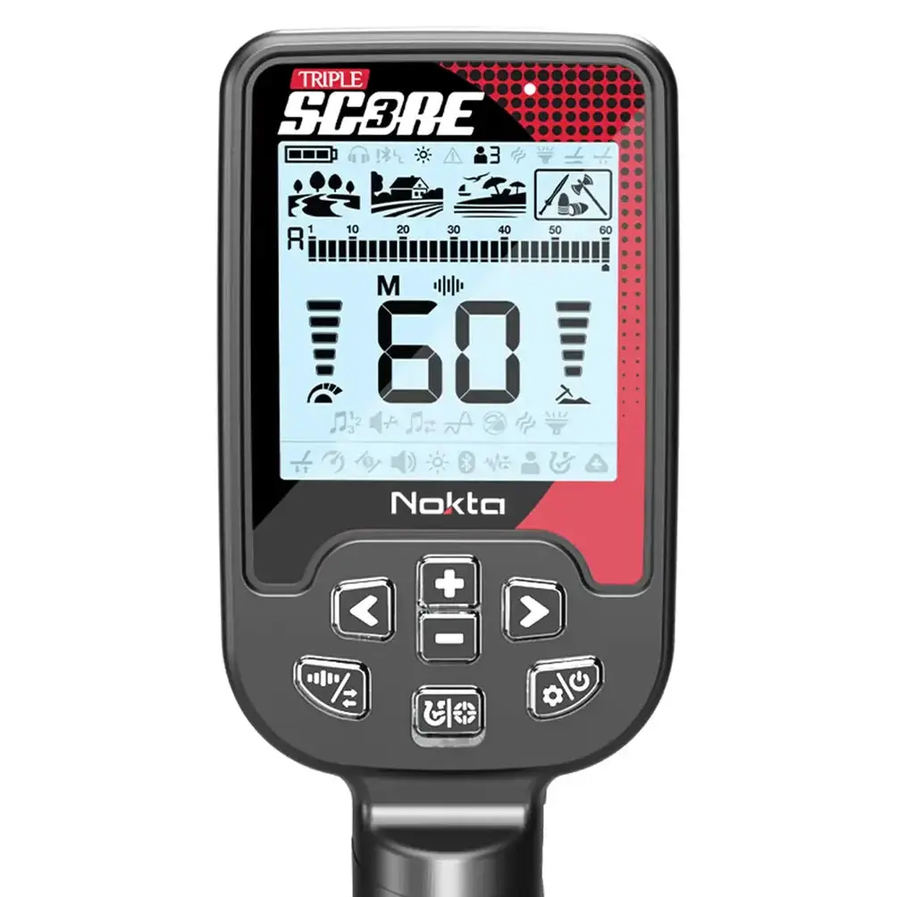 Nokta Triple Score (Score 3) Pro Pack Waterproof Multi-Frequency Metal Detector