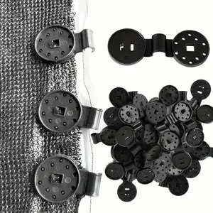 20/50/80pcs Shade Cloth Clips - Secure Your Sunshade Netting, Landscape Fabric & Anti Bird Netting!
