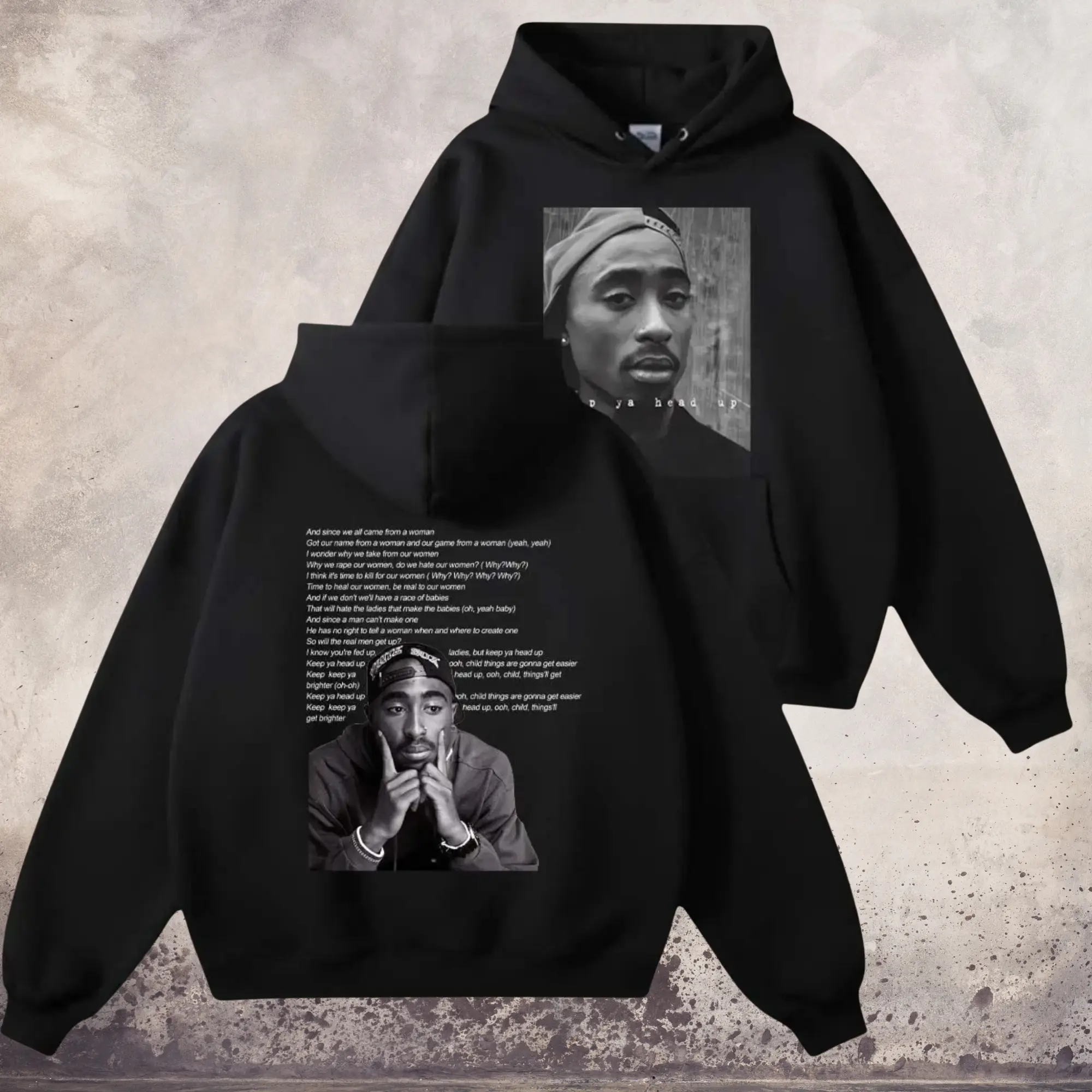2Pac Keep Your Head Up Quotes Ver2 Hoodie, Tupac Hip Hop Music Lover Shirt, Vintage 90s Hip Hop Streetwear Apparel