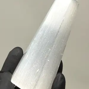 Selenite TOWER 4.0” inch Crystal Healing Polished Tower