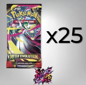 Mega Evolution 25 Booster Packs (LIVE RIP)