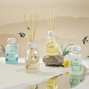 SONG CHAO "Guiding Breeze" Aroma Diffuser - 200ml Reed Diffuser for Home Fragrance, Natural Essential Oil, Flameless & Long-Lasting Scent