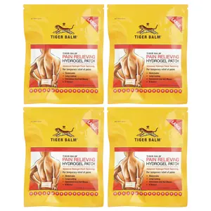 Tiger Balm Pain Relieving Hydrogel Patch, Large, 4 Patches