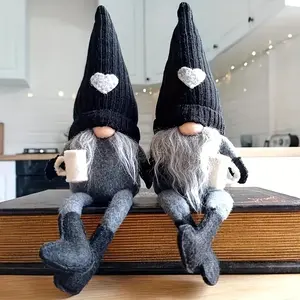 Gnome Doll, Coffee Cup Gnome Doll, Knitting Doll Ornament, Home Decor Ornaments, Desktop Decoration for Home Living Room Bedroom, Room Decor, Indoor Home Decoration, Home Decor, Decorative Figurines