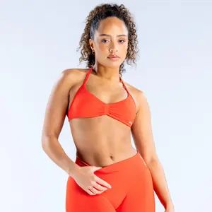 Dfyne Impact Yoga neck-support bra, fitness exercise back-supporting underwear for women, Stretch-Fit Sports Bras, Sports Bra