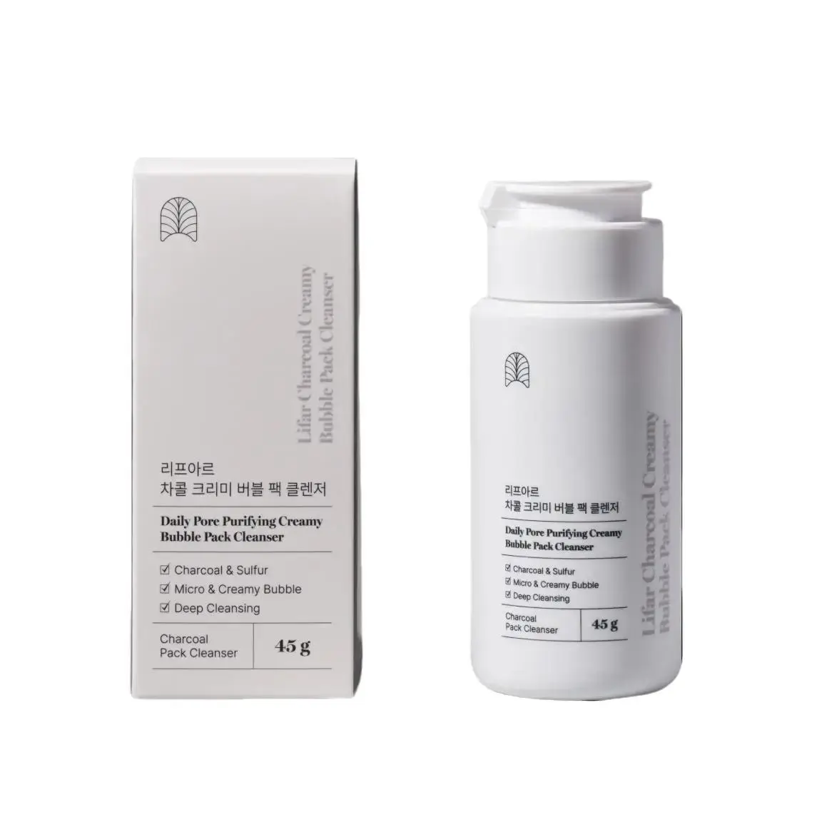 Daily Microfoliant Foam Cleanser 45g | 3-in-1 Powder Cleanser, Face Exfoliator, Bubble Mask for Deep Pore Cleansing, Brightening, Gentle Care | Korean Skincare