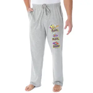 Nickelodeon Men's SpongeBob SquarePants Pizza Slice Slice Baby Loungewear Sleep Bottoms Pajama Pants