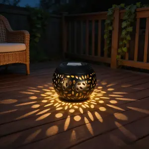 Solar Powered Garden Light, Automatic on Outdoor Patio Decor Lighting, Single Pack Solar Lamp for Yard & Lawn Decoration, Solar Ground Light, Solar Garden Lights, Solar Garden Lamps