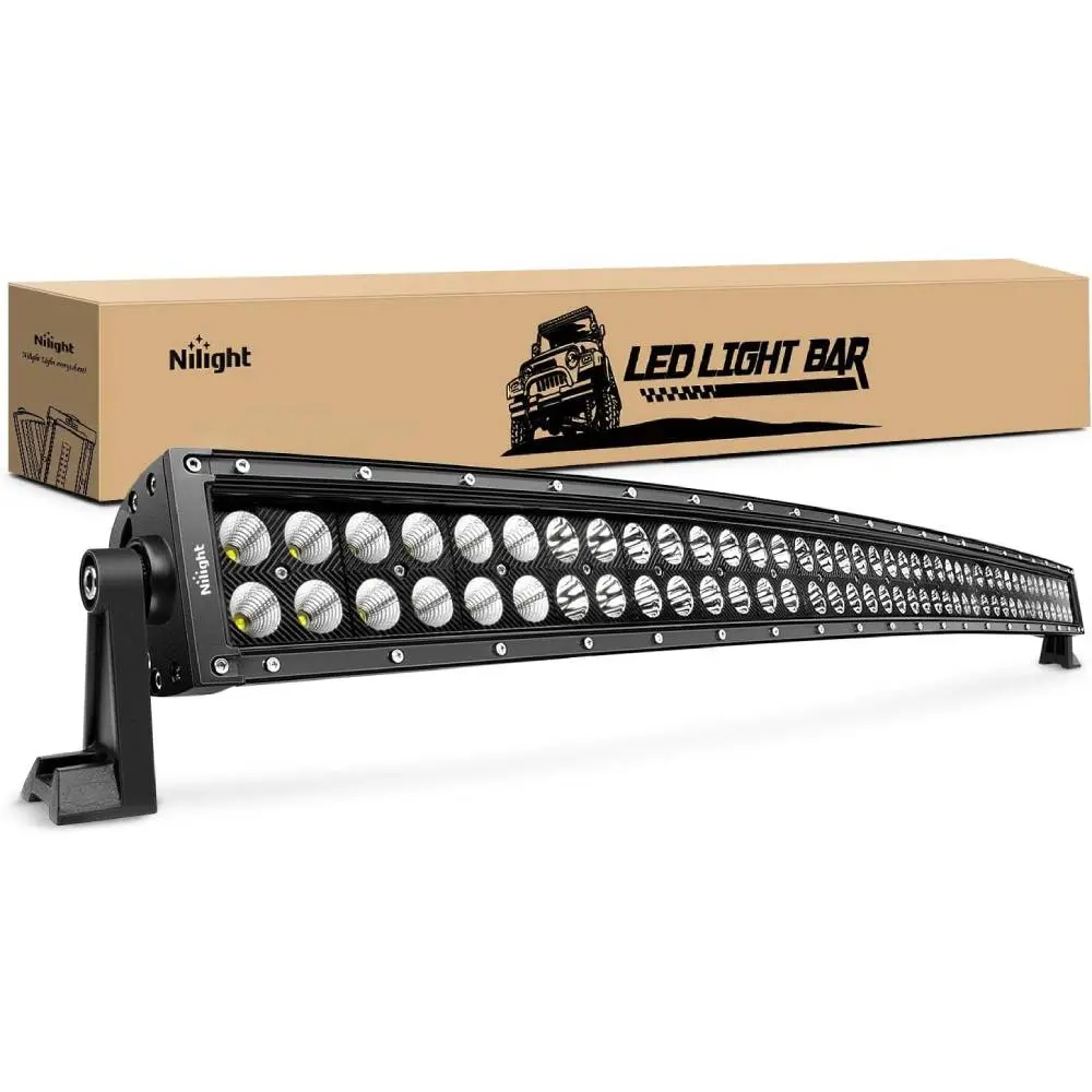 Nilight 42-in 240W Spot-Flood Combo High Power LED Light Bar, LED Car Lights for Off-Road SUV, Boat Driving Needs, Light Bars Lightbar