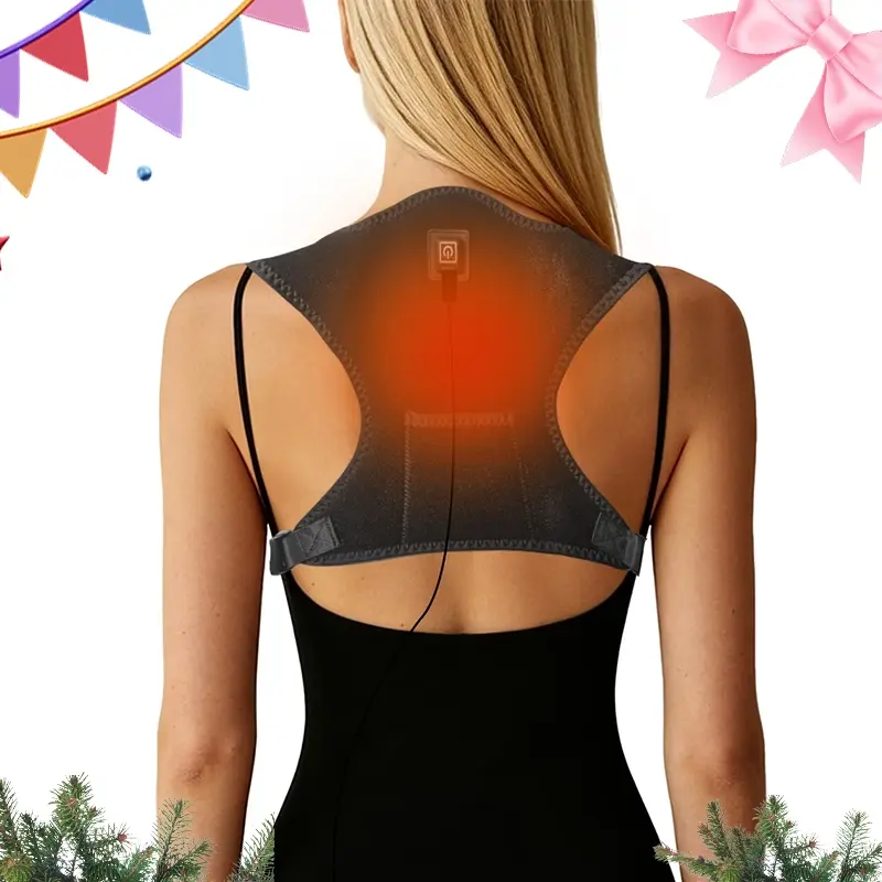 Reusable, USB plug-in back heating strip with temperature control, used to relieve back and neck fatigue, suitable for holiday gift giving