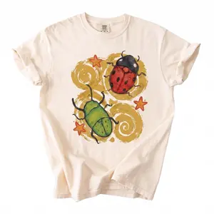 Comfort Colors ladybug graphic tee, Vintage Aesthetic Animal Tee, unisex tee, crewneck, gift for him for her, streetwear, shirt for men and women, shirt gift