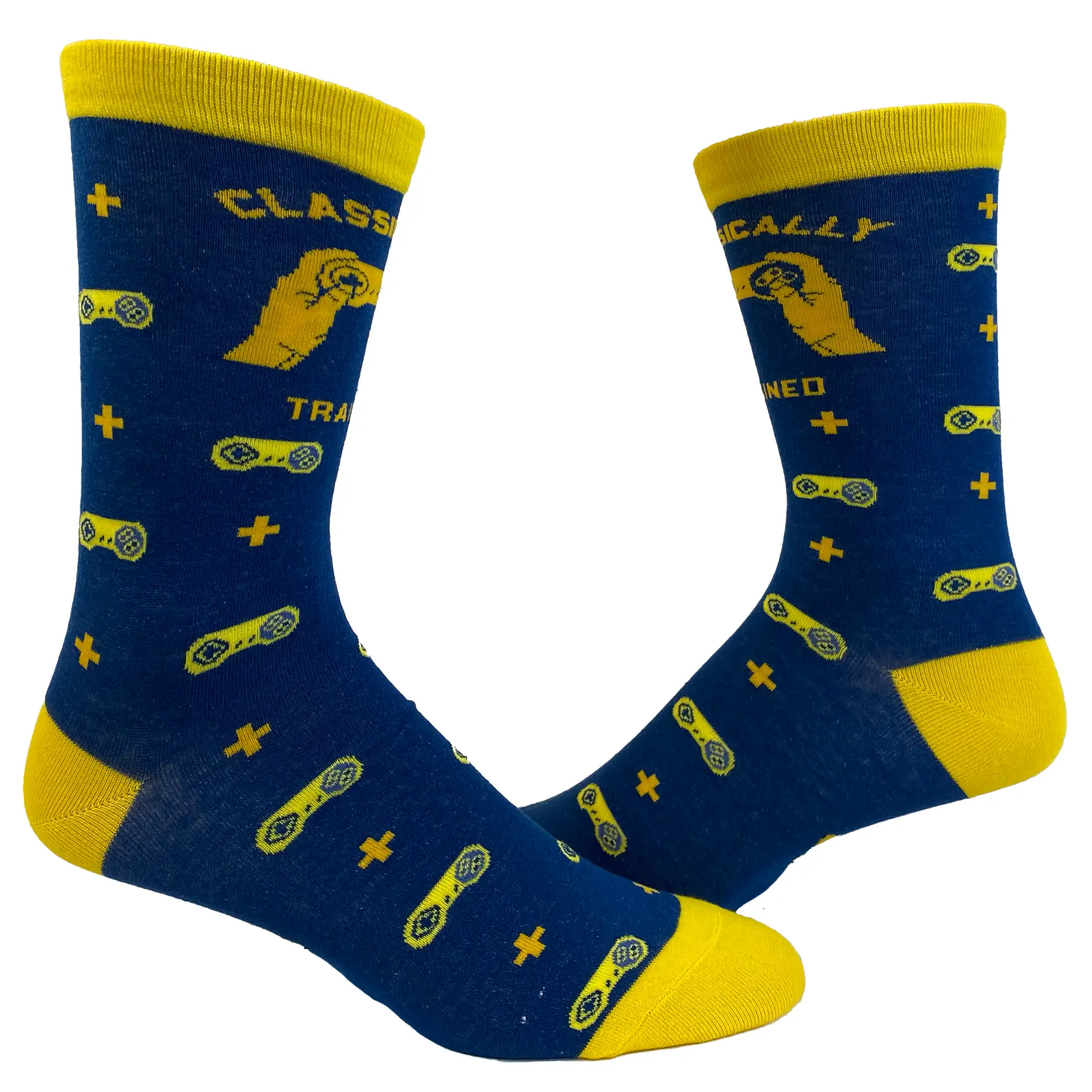 Youth Gaming Socks Funny Nerdy Video Game System Controller Footwear Funny Graphic Socks Comfortable Fitted Spandex Cotton
