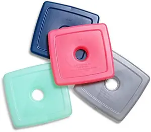 4 Pack Slim Ice Packs, Quick Freeze Space Saving Reusable for Lunch Boxes or Coolers