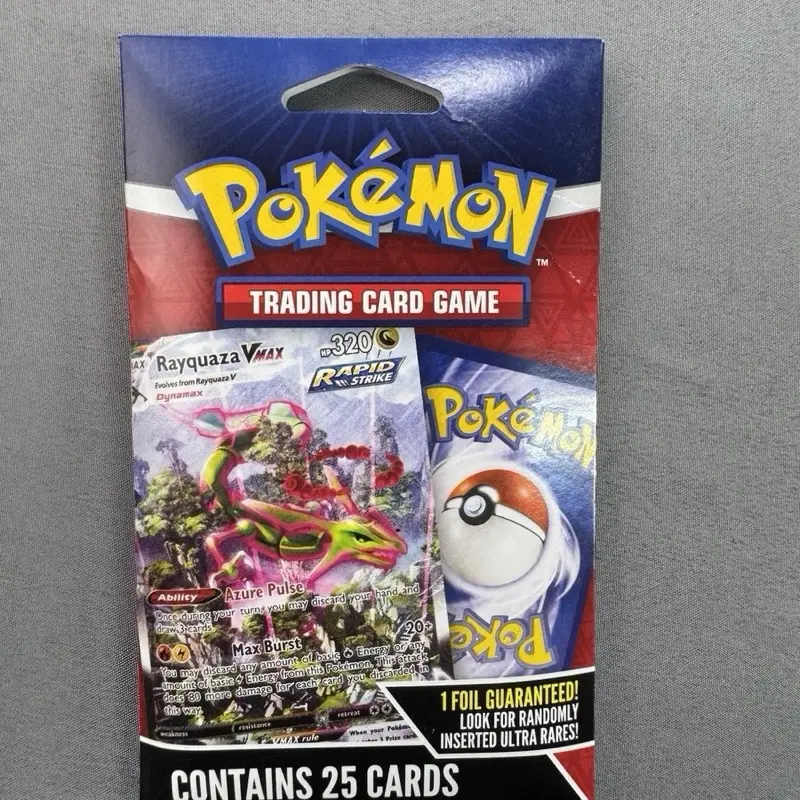 Pokémon TCG Rayquaza Vmax Mystery Pack - 25 Trading Cards