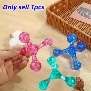 Crystal Ball Massager Handheld Mini Massage Tool for Neck Waist Legs Back Relaxation Stress Relief Ergonomic Design Fashionable Smooth Texture