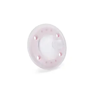 Ninni Co Pacifier Petal Pink 1 Pack Soft Silicone Orthodontic Pacifier for Breastfed Babies BPA Free 0-24 Months