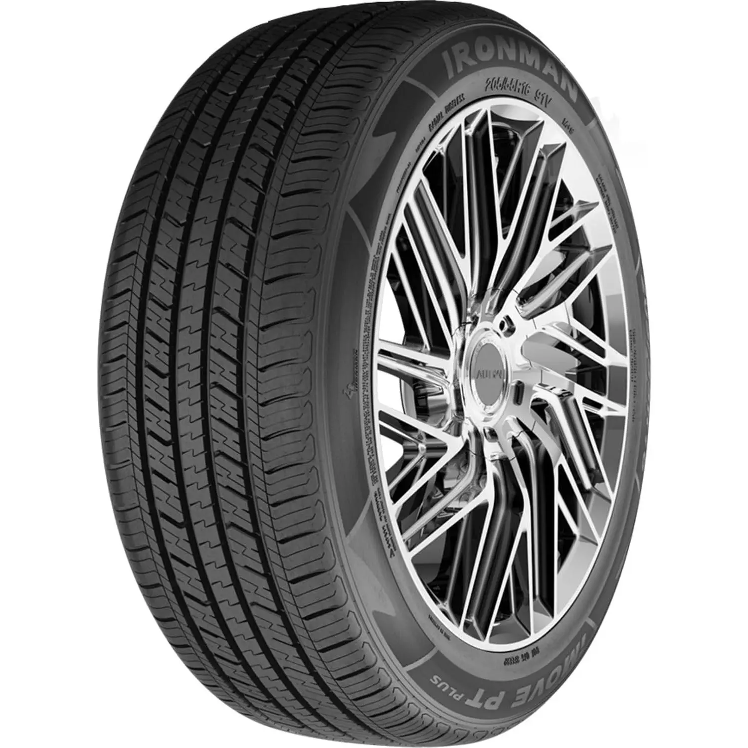 Ironman iMove PT Plus All-Season Passenger Tire, 195/65R15 Size, 91H Load-Speed Rating for Scooter Wheels & Sports Outdoor Fitness Equipment