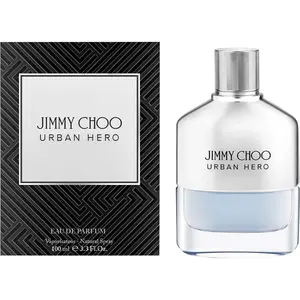 JIMMY CHOO Urban Hero Aromatic Citrusy Fragrance for Men, 3.4oz Bold Scent EDP Cologne with Confident Vibe, New in Box