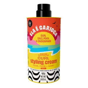 Lola From Rio Ela E Carioca 3ABC Curl-Defining Cream, Boost hydration, Minimize Frizz, Provide Soft, Flexible Control for 3ABC Curl Type 17.64 Fl Oz