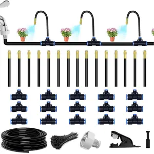 Smart Water-saving Micro-Drip Irrigation Kit, Adjustable Mist Nozzle, Balcony & Greenhouse Auto-Watering System, Garden Supplies