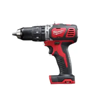 Milwaukee M18 Cordless Lithium Drill, 7.8" Length, 2-Mode Speed Selection (0-450 RPM & 0-1800 RPM), Metal-Resistant, Forward/Reverse Control