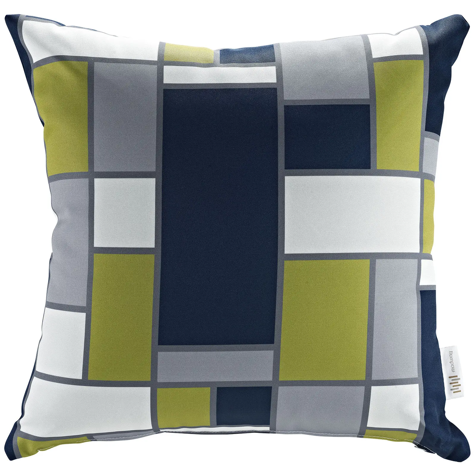Modway Outdoor Patio Rectangle Throw Pillow - Polyester, Weather-Resistant, Comfortable Decor Accent for Outdoor Sofas