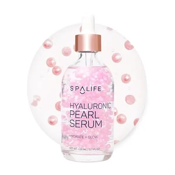 SpaLife Beauty Korean Hyaluronic Acid Serum for Face | Hyaluronic Pearl Hydrating Serum | Daily Hydrating Skincare | Plumping Firming & Anti Aging Wrinkle Treatment | 3.7 Fl. Oz