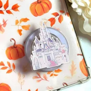 Dreamy Fairytale Castle Phone Grip, Fantasy Princess Theme Park Griptok, Magical Castle Kindle Holder Gift