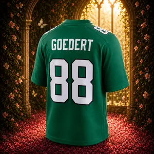 Dallas Goedert #88 Kelly Green Football Jersey for Men Philadelphia Inspired Game Day Fan Shirt Breathable Athletic Sports Apparel Adult Sizes