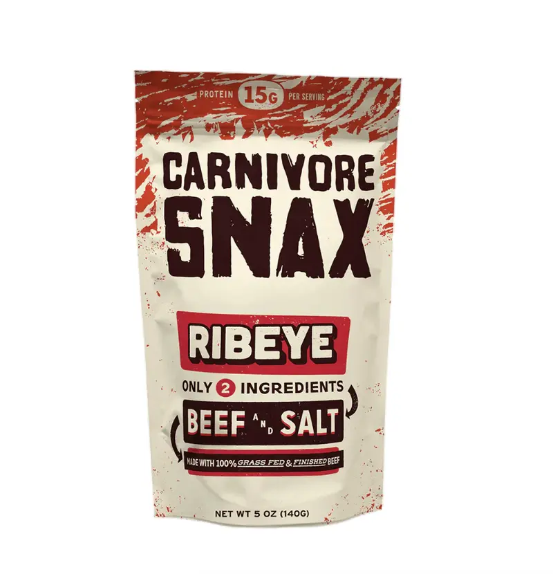 Carnivore Snax Meat Chip - Choose Snacks Type - 5 oz  (140g)