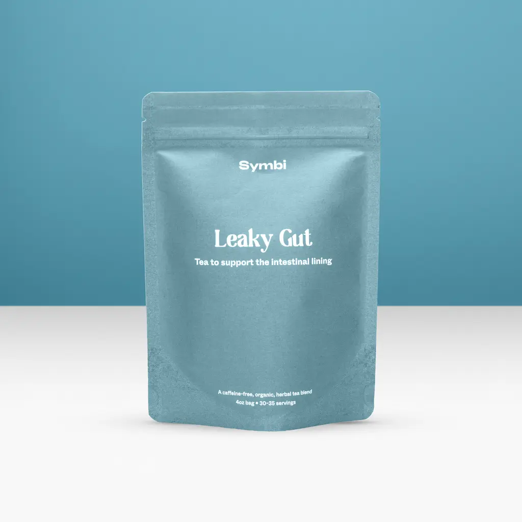 Leaky Gut Tea Blend, 2oz | Stomach Lining & Leaky Gut Support, Renews & Revives | 100% Organic & Caffeine-Free, No Additives or Sweeteners | Symbi