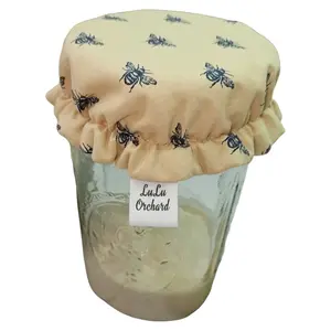Sourdough Starter Jar Cover, Wide-Mouth Jar Cover, Reusable Waterproof Cover, Bowl Cover, Waterproof Lining, Eco-friendly, Sustainable