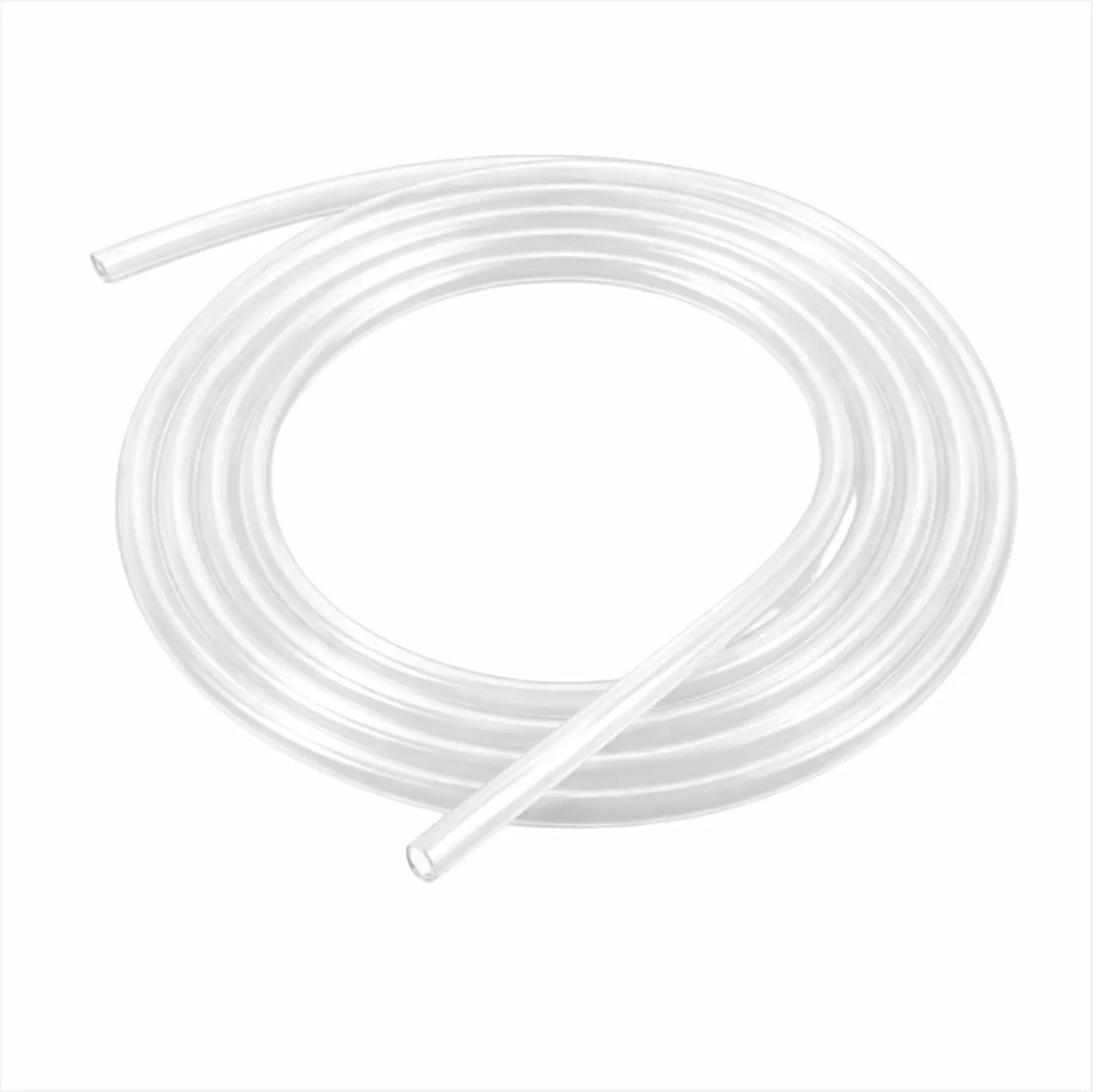 150 Ft Clear Silicone Tubing, 1/4" ID x 3/8" OD Flexible Transparent Rubber Hose Roll for Water Air Oil Fluid Transfer Pump Line, Soft Lightweight Silicone Tube
