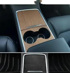 ABS Anti-Scratch Center Console Protective Film, Interior Trim Mod Accessories for Tesla Model 3, Model Y