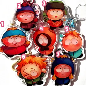 2” South Park Acrylic Keychains (Stan, Kyle, Cartman, Kenny, Butters, Tweek, Craig)