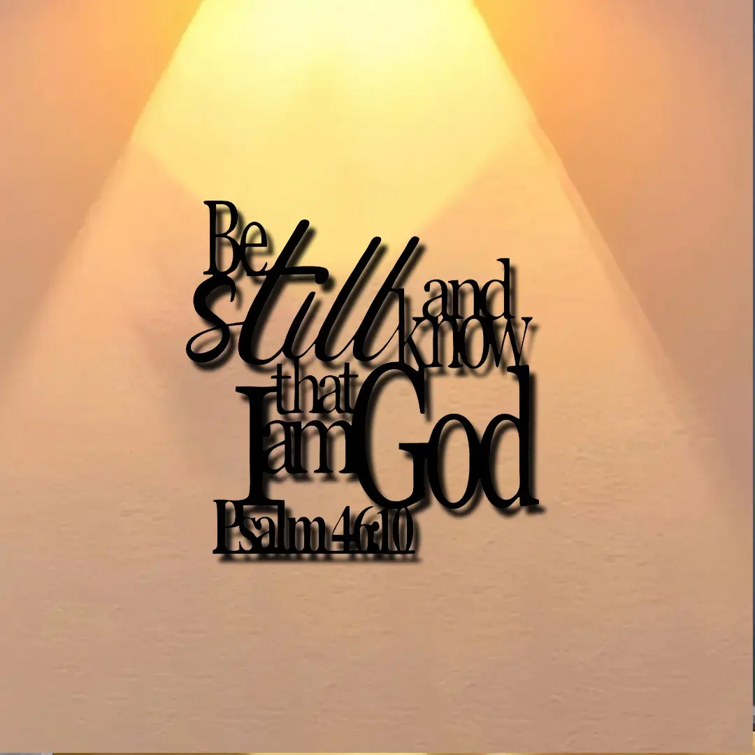 Christian Bible Proverbs Wall Art, Religious Iron Artwork Wall Decor, Home Living Room Bedroom Decoration, Inspirational Christian Ornament