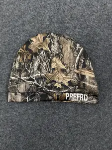 2025 new trendy brand hip-hop retro pullover hat fashionable casual versatile men and women letter embroidered double-layer hat All Season Wear