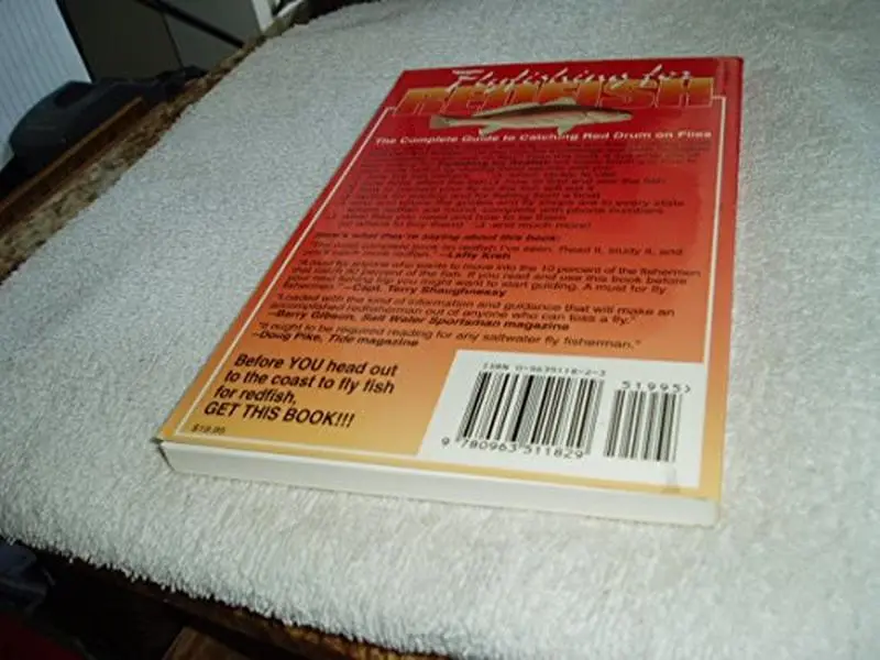 USED Book - Flyfishing for Redfish: The Complete Guide to Catching Red Drum on Flies by John A. Kumiski (Paperback) - english