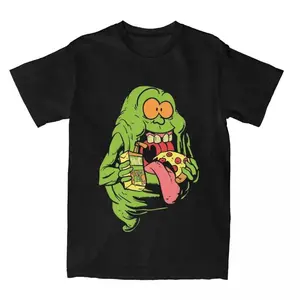 Ghostbuster Movie T Shirt Merchandise Men Women Pure Cotton Vintage Meme T-shirt Short Sleeve Clothing Christmas Gifts vintage  graphic  tees