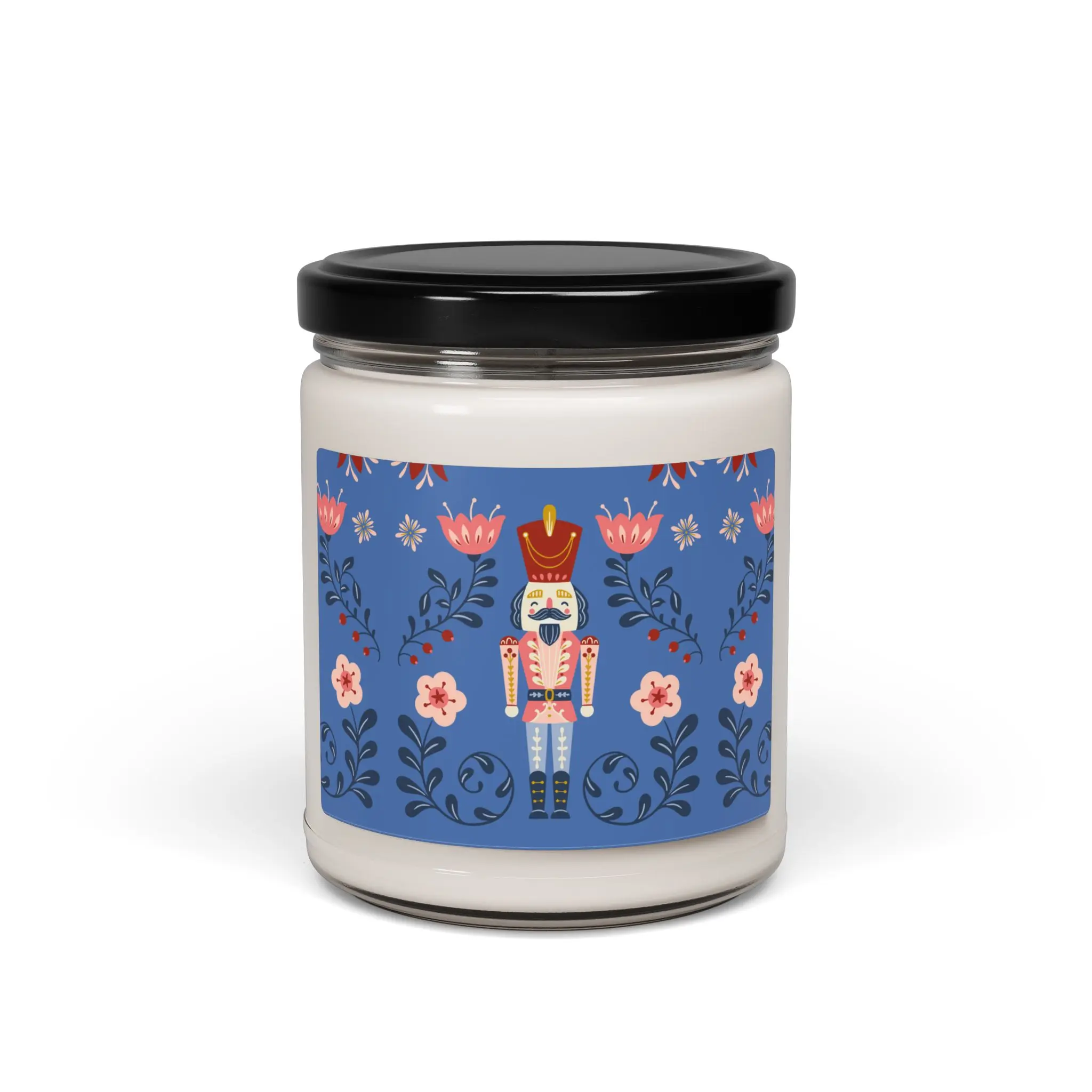 Nutcracker Scented Soy Candle - Holiday Decor, Winter Gift, Home Fragrance, Christmas Atmosphere, Relaxing Candle