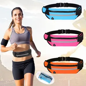 Multifunctional fanny pack, action running mobile phone, ultra-thin waterproof and anti-theft fanny pack, wear-resistant for outdoor work