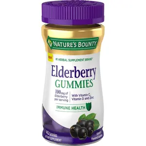 Nature’s Bounty Elderberry Gummies 70 Ct Daily Wellness